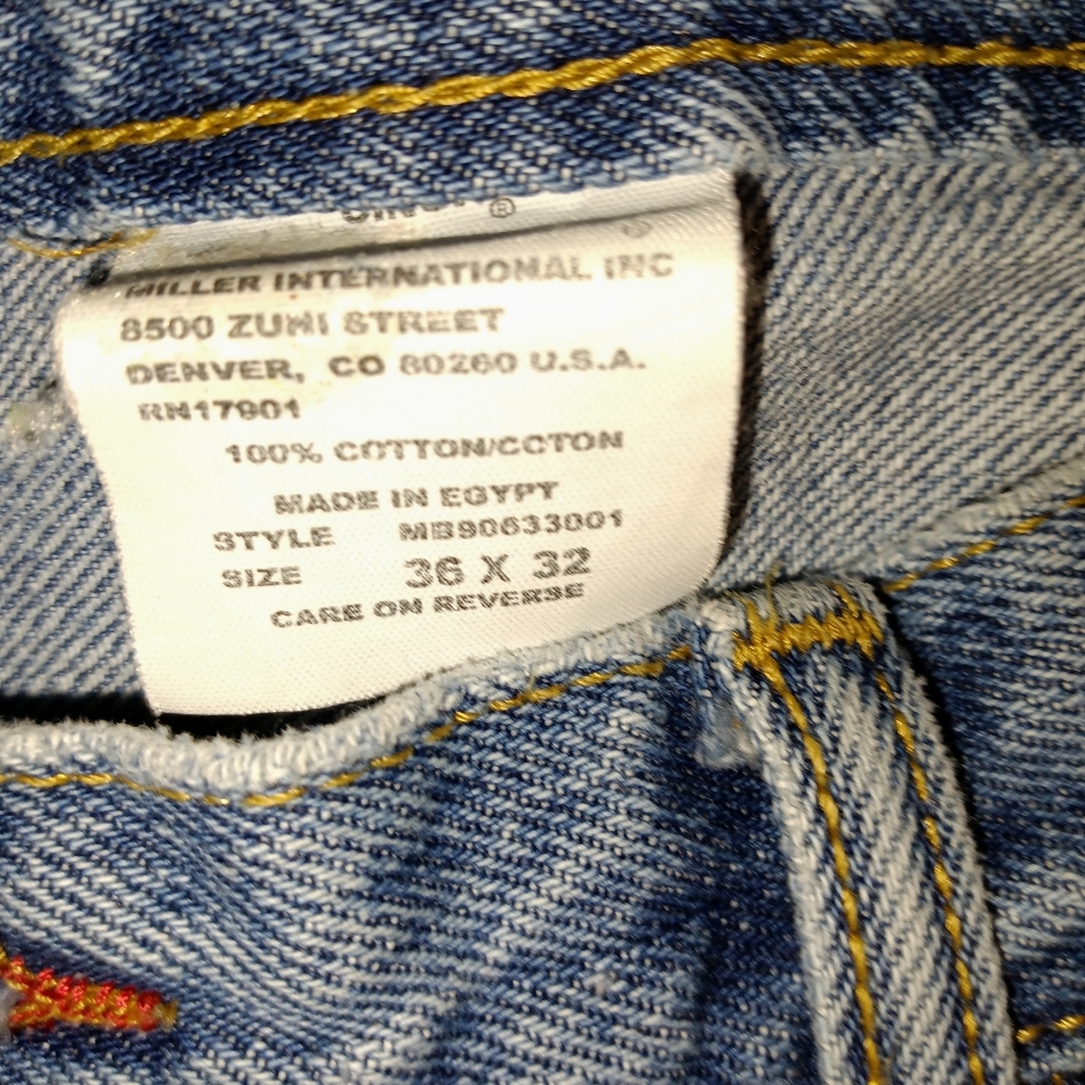 Cinch black label Jeans man's size 36-32 - Picture 8 of 8